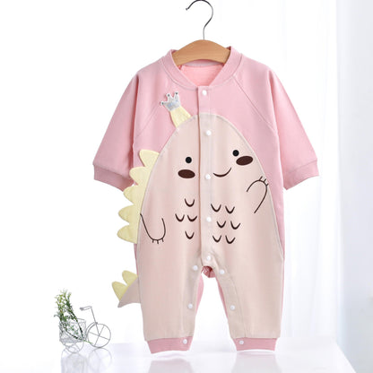 Dinosaur cotton romper